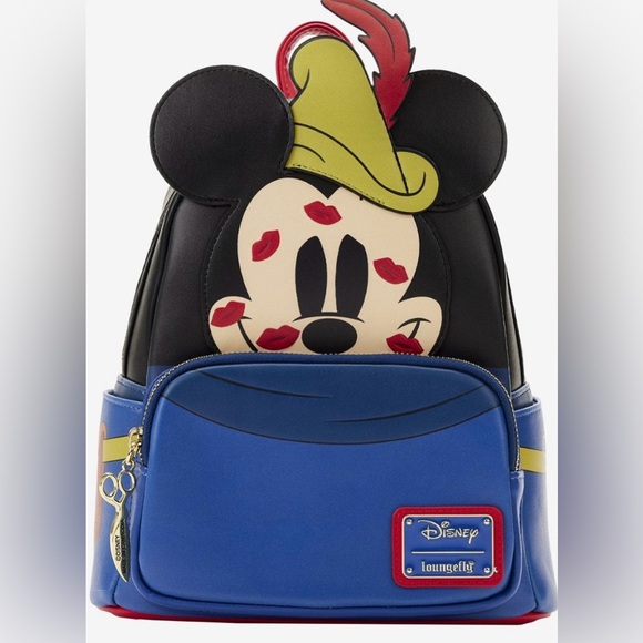 NWT Loungefly Disney Little Tailor Mickey Mouse Figural Backpack - Picture 2 of 7